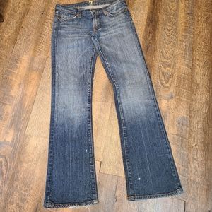 7 for all mankind boot cut low rise wmn's jeans Size 28